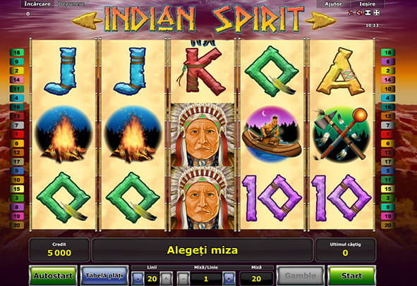 Versiunea gratuită a slotului Indian Spirit