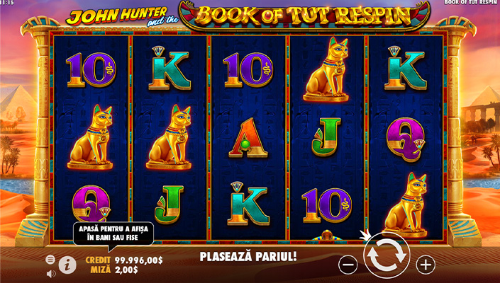 Încercați John Hunter and the Book of Tut slot online în variantă demo