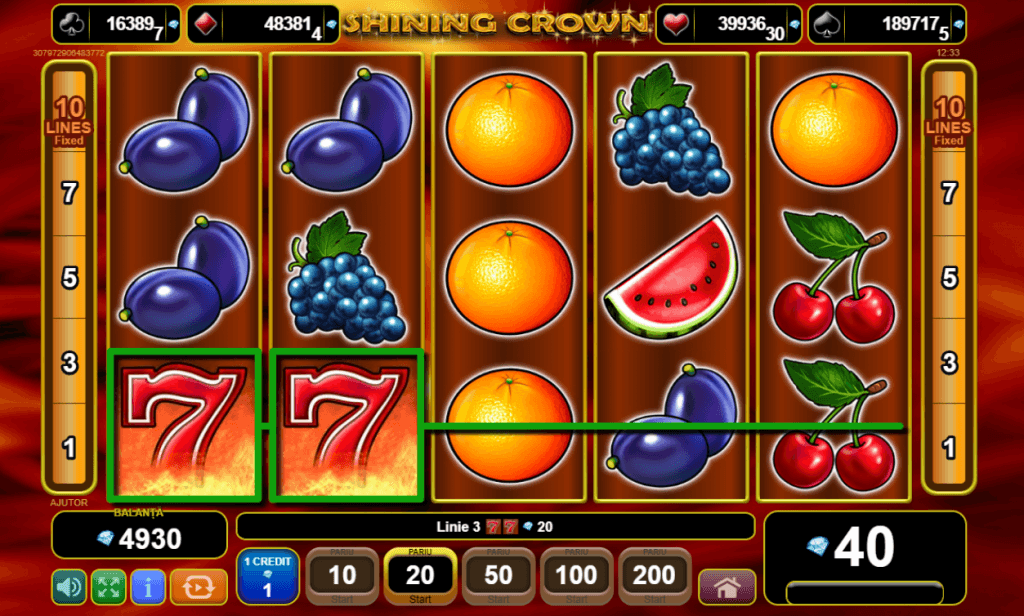 Shining Crown Amusnet Slot