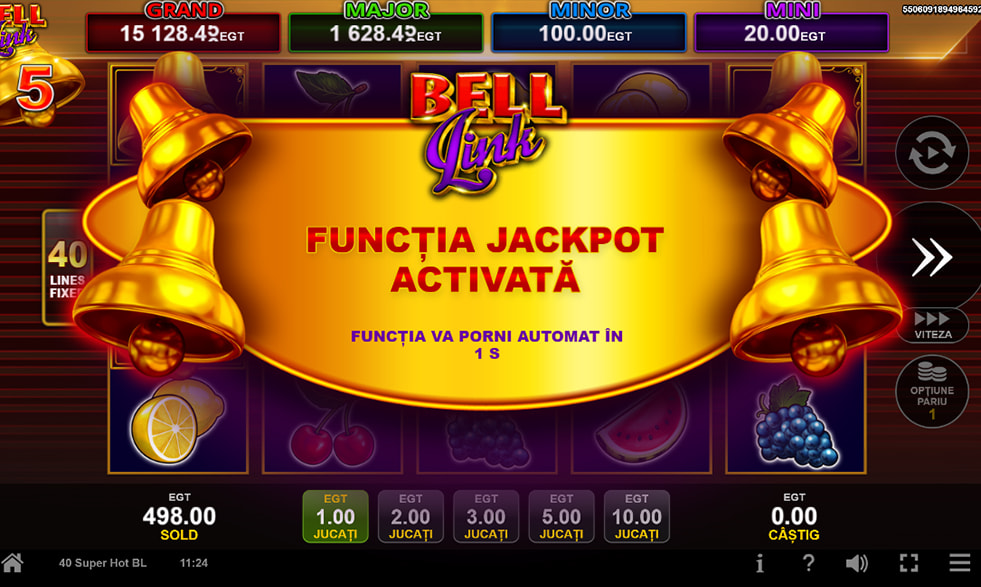 Funcție Jackpot Bell Link