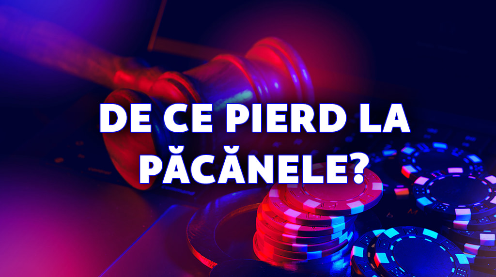 Logo-ul site-ului Online-Casinos.com și întrebarea " De ce pierd la păcănele?"