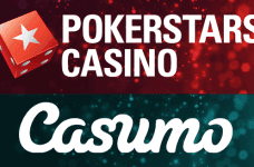 The Casumo and Pokerstars logos