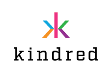The logo for online casino collection, Kindred Group