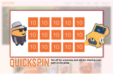 Promotional image for Quickspin Challenges.