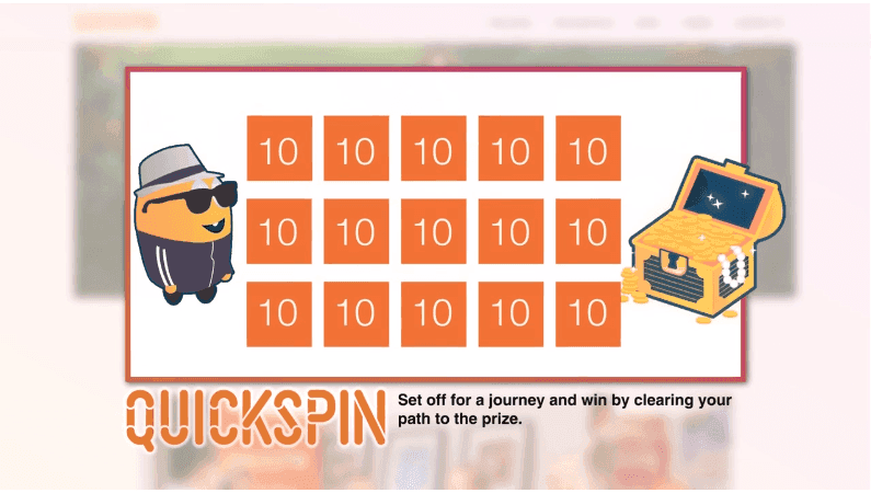 Promotional image for Quickspin Challenges.