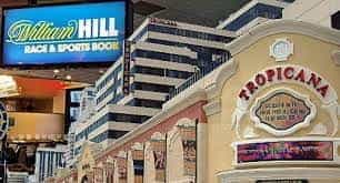 Eldorado casino with William Hill logo on screen next to it.
