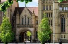 Façade of the University of Manchester