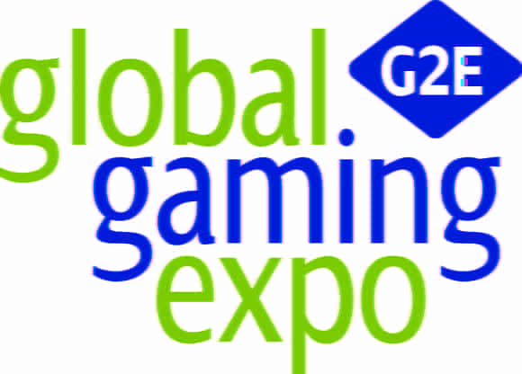 The logo of G2E.