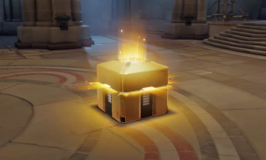 A loot box in a game by Blizzard Entertainment.