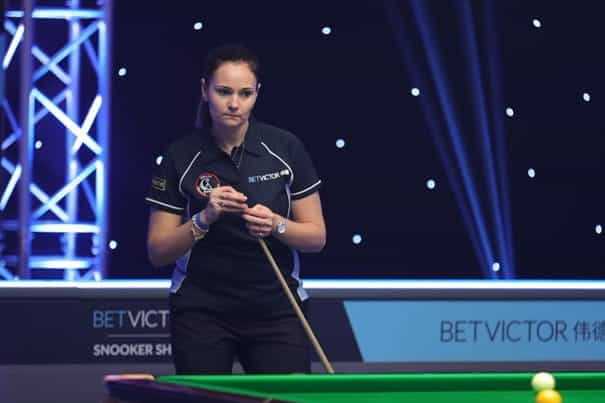 Snooker player, Reanne Evans.