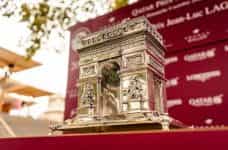 The Prix de l’Arc de Triomphe trophy.