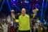 Michael van Gerwen celebrates victory in the German Darts Championship.