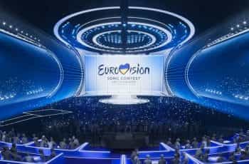 An artist impression of the 2023 Eurovision stage.