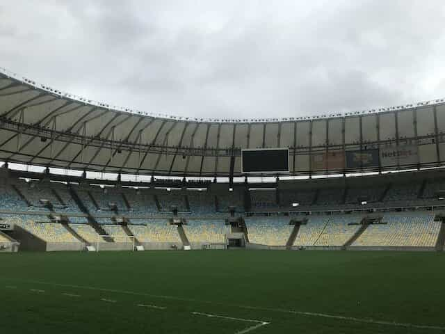 The Maracanã Stadium in Brazil.