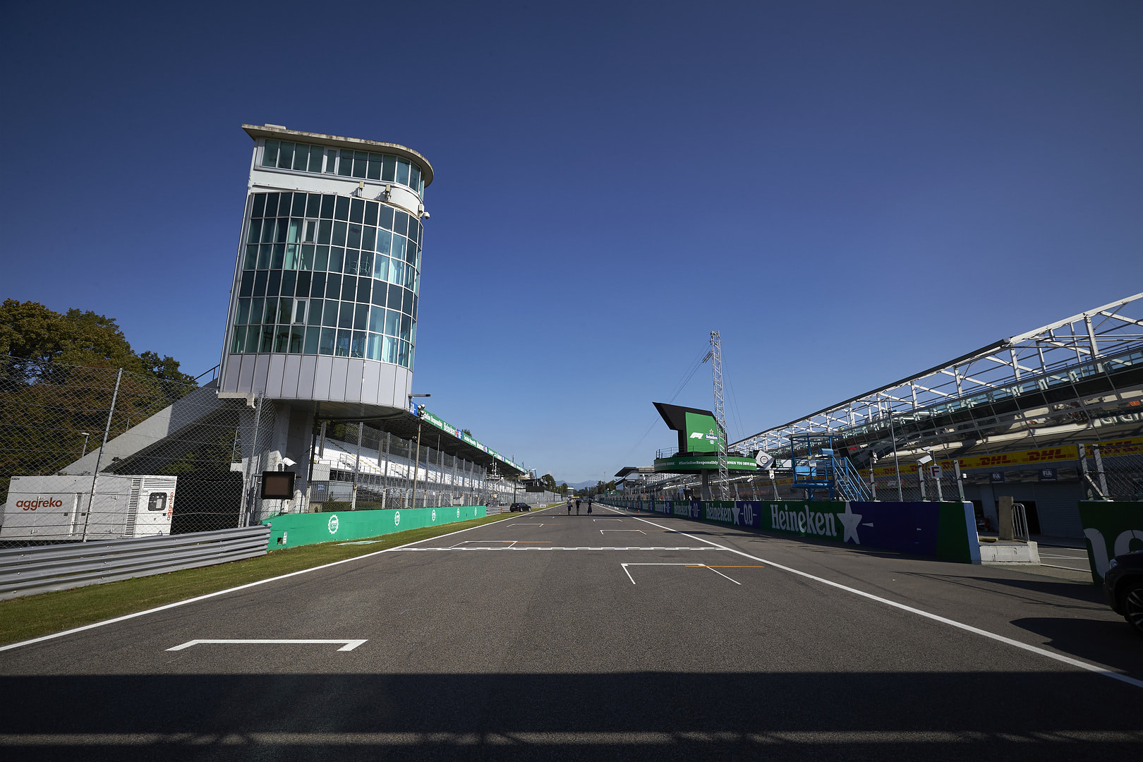 Monza’s F1 starting grid.