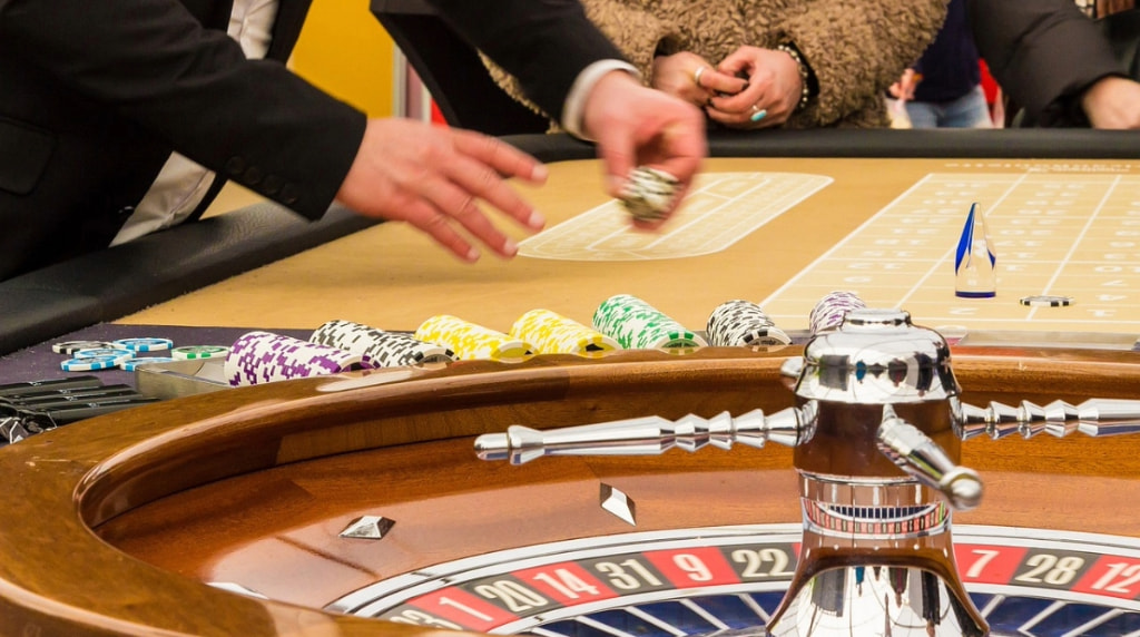 An Image Showing a Roulette Game at a Casino.