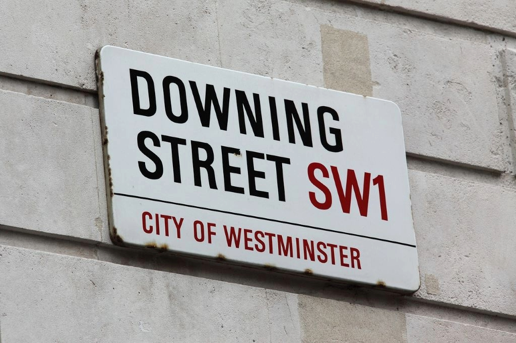 An image showing London's Downing Street.