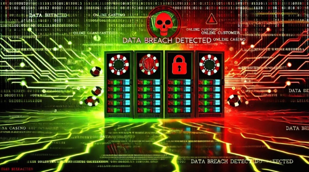 Cyberattack and data breach detected in online casino