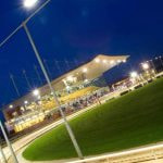 The Grandstand at Lifford Greyhound Track.