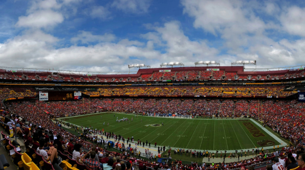 FedEx Field stadium in Washington DC