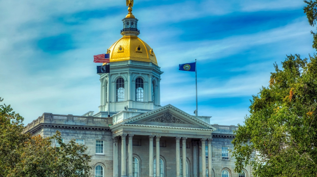 New Hampshire State House in Concord, New Hampshire