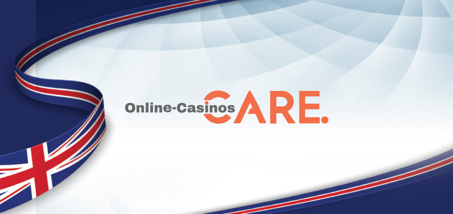 The Online-Casinos.com Care Logo and the United Kingdom Flag