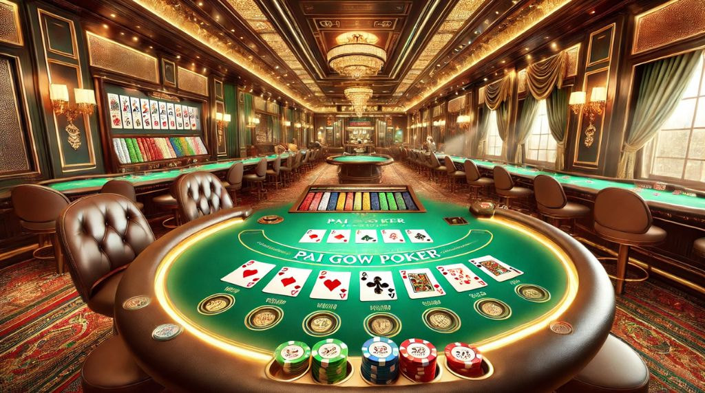 Pai Gow Poker Table in a Casino