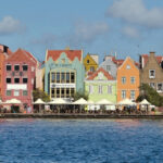 Colorful Seaside Buildings in Curaçao