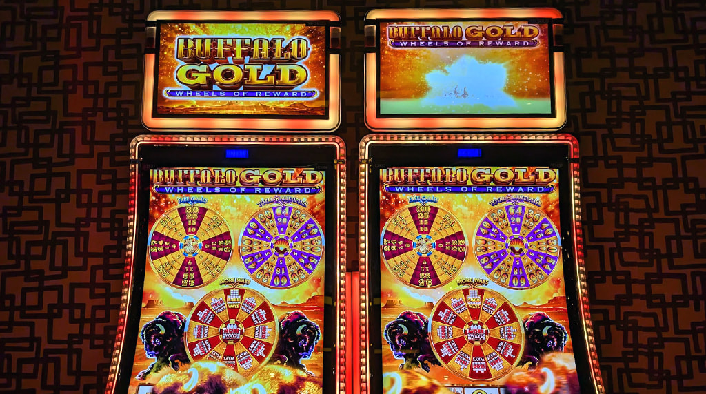 Buffalo Gold Slot machines in a casino