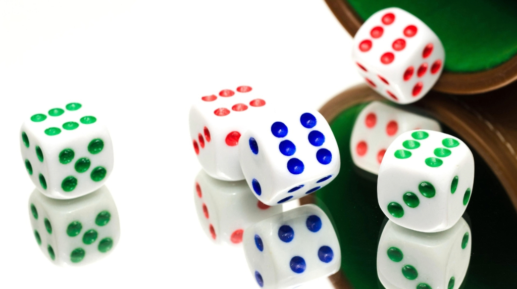 A Set of Dice Used for Gambling Games