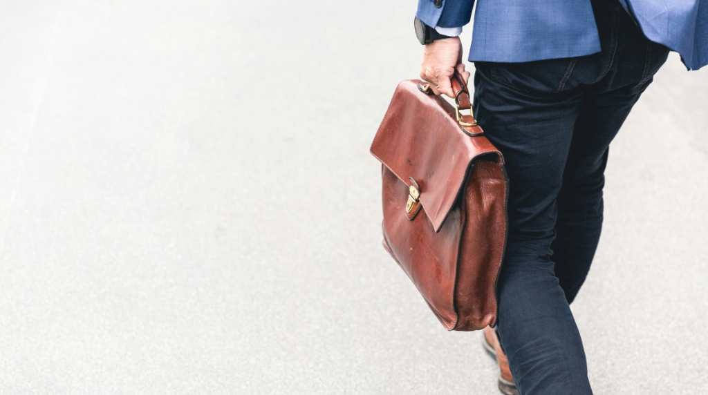 Man in a Suit with a Briefcase