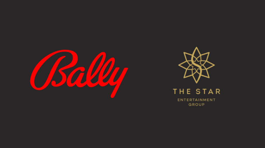 Bally Corporation and Star Entertainment logos