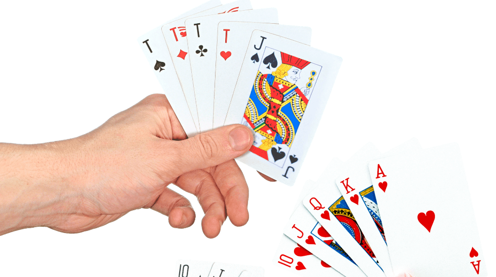 Two poker hands 