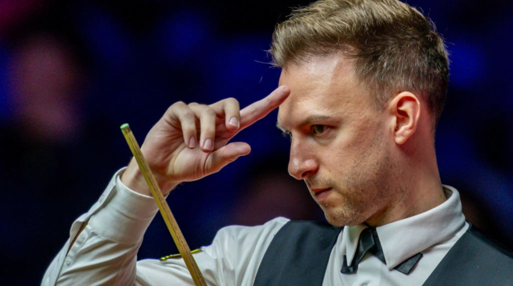 Judd Trump During a Semi-Finals Match at the 2025 World Snooker Grand Prix.