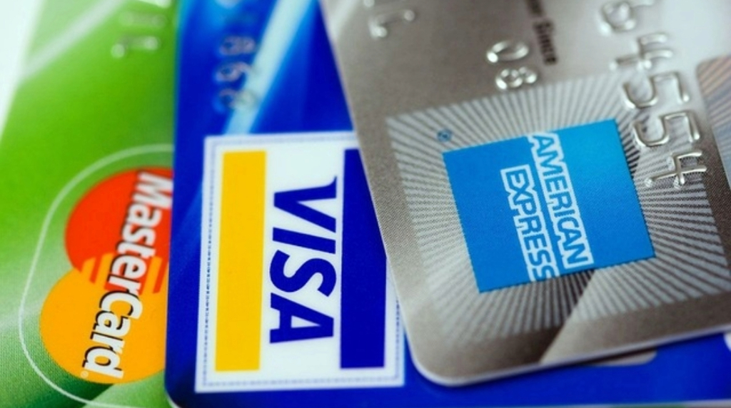 AmEx, Visa and Mastercard Cards